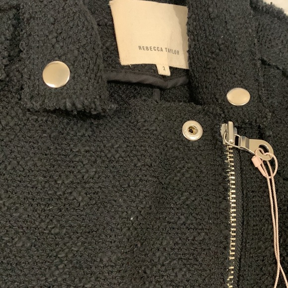 Rebecca Taylor Boucle Moto Jacket - Picture 4 of 9